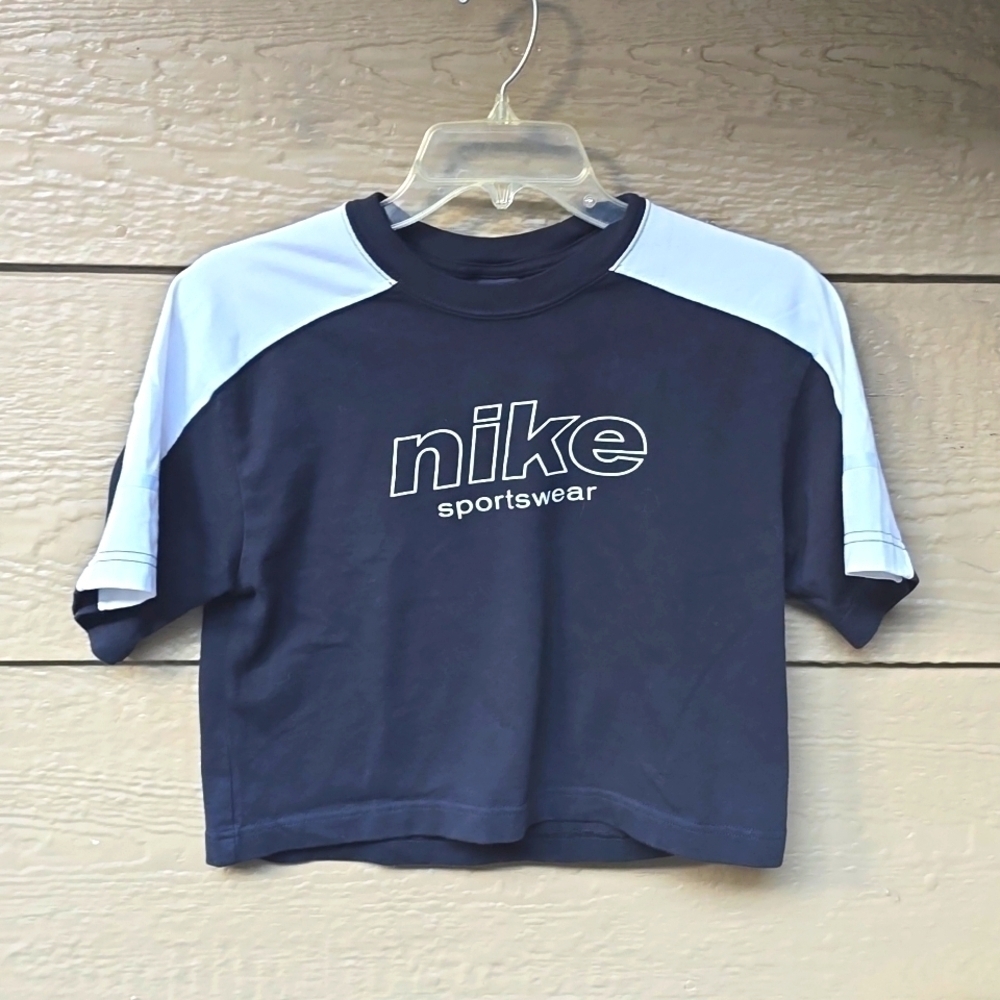 Nike Top Ss Archive Rmx Women's Black Training T-Shirt CU6392-010 S